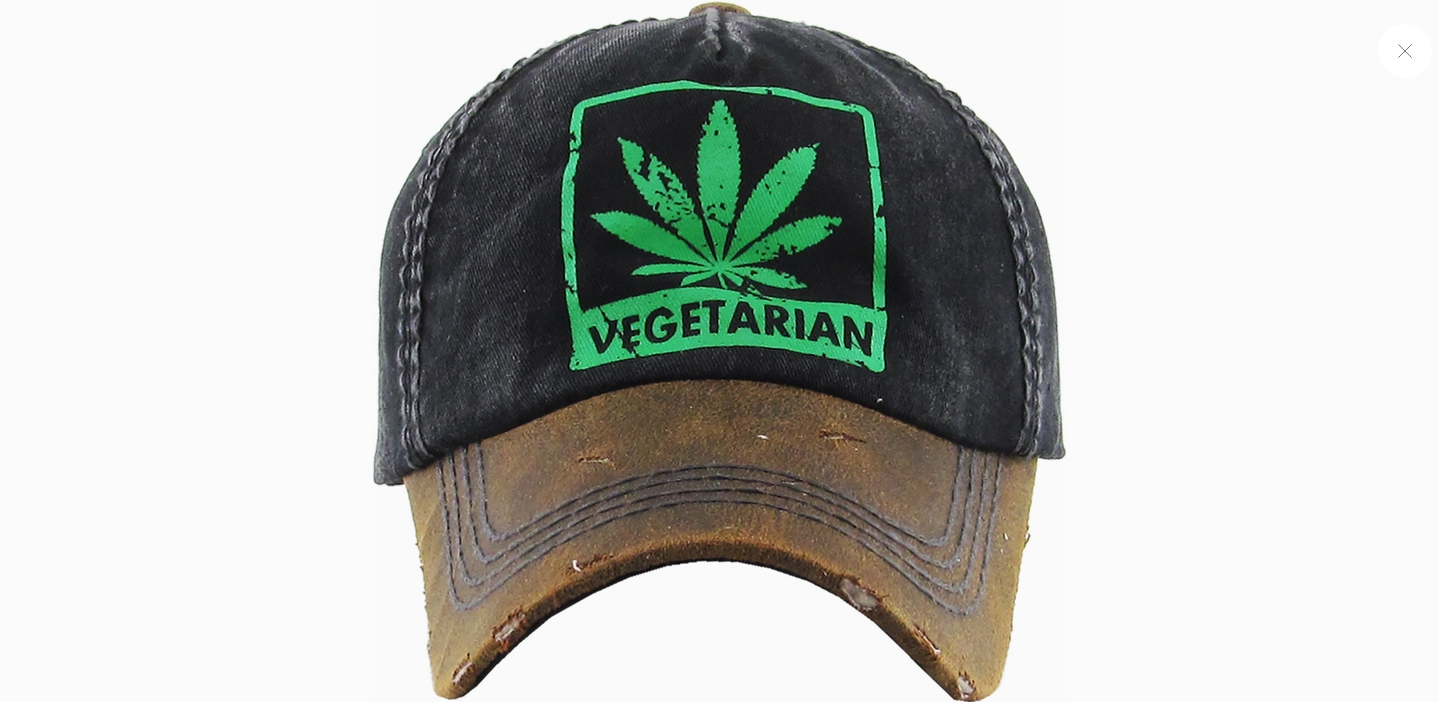 Vegeterian Vintage Ballcap