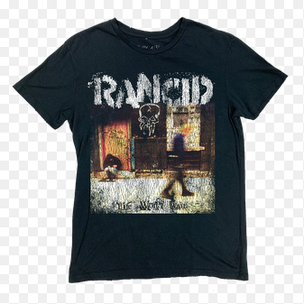 Men's Rancid Vintage Life Won't Wait Album Cover T-Shirt