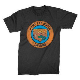 Men's Jimmy Eat World Surviving Crest T-Shirt
