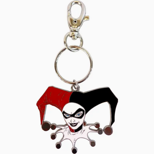 Batmans Harley Quinn Headshot Keychain