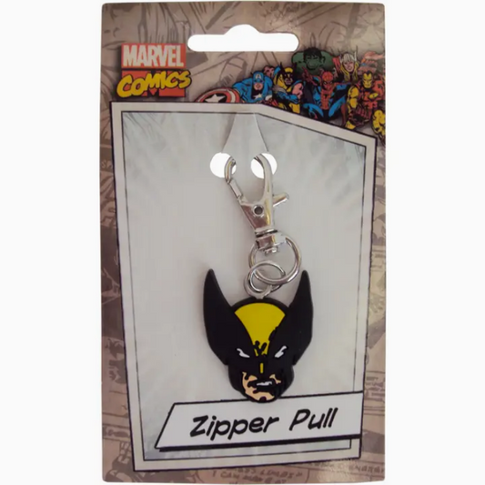 X-Men Wolverine's Head Zipper Pull Keychain