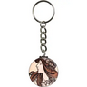 Assorted Metal Button Keychains