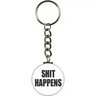 Assorted Metal Button Keychains
