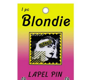 Blondie Debbie Harry Stamp Hat Pin