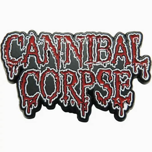 Cannibal Corpse Bloody Red Logo Enamel Pin
