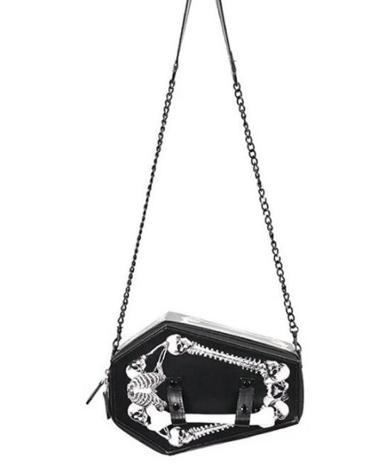 Skeleton Coffin Handbag