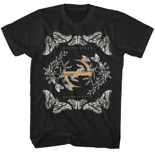 Unisex Evanescence Butterfly Logo T-Shirt