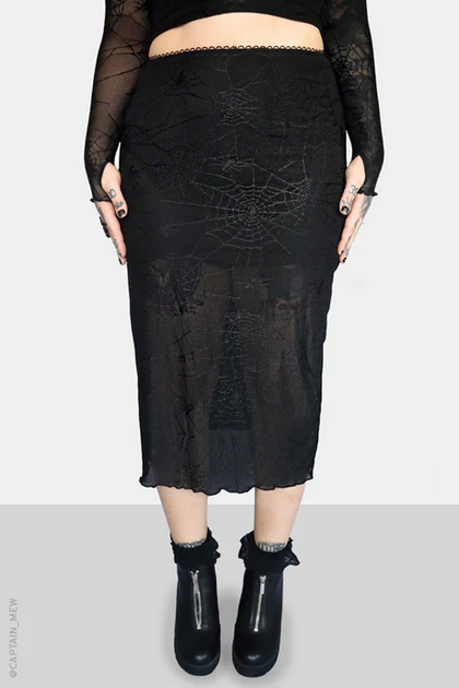 Women's Spinnerette Midi Skirt