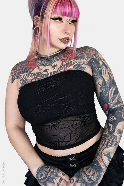 Women's Spinnerette Tube Top
