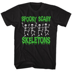 Discontinued Men's Spooky Scary Skeletons T-Shirt