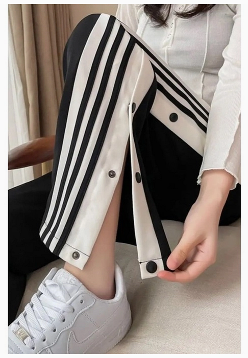 Women's High Wasited Straight Wide Leg Trousers