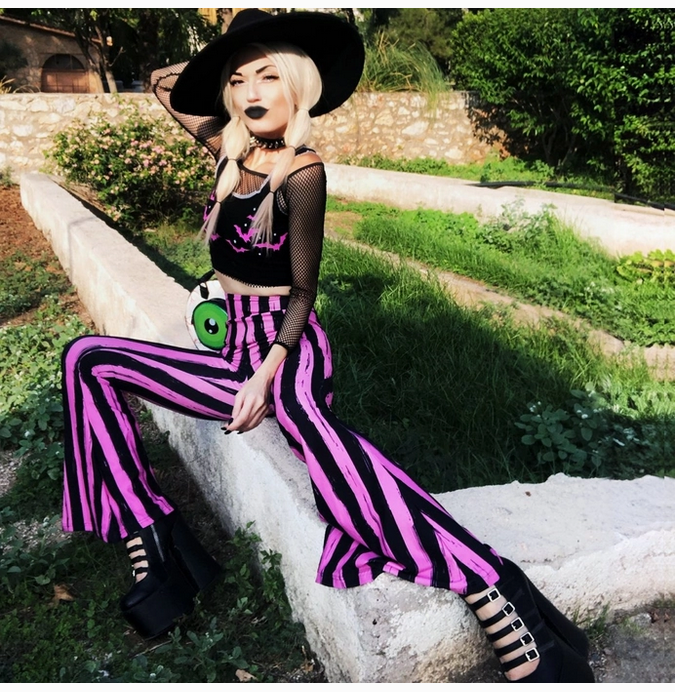 Striped Hellz Bellz Flares