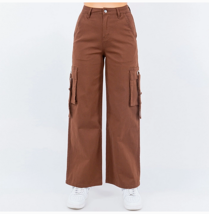 Women's Wide Leg Cargo Pants