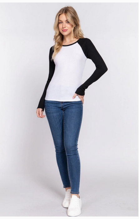 Women's Long Sleeve Thermal Knit Top