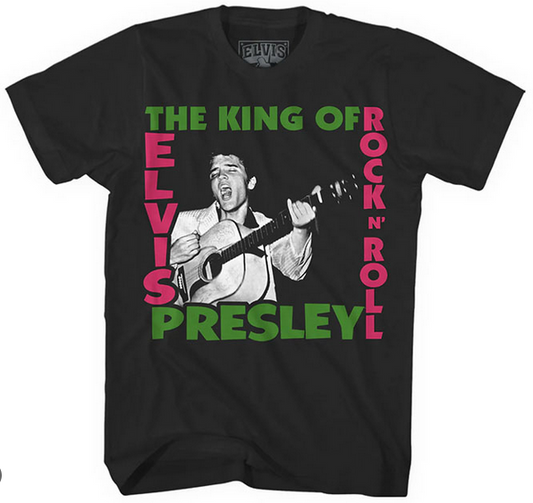 Men's Elvis Presley - King of Rock T-Shirt