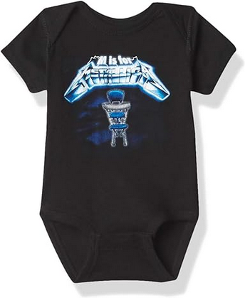 "M is for Metallica" Highchair Onesie