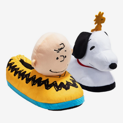 Peanuts Charlie Brown And Snoopy 3D Slippers