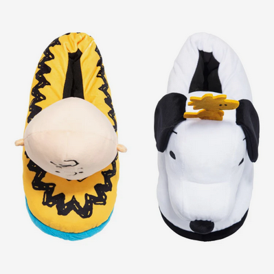 Peanuts Charlie Brown And Snoopy 3D Slippers