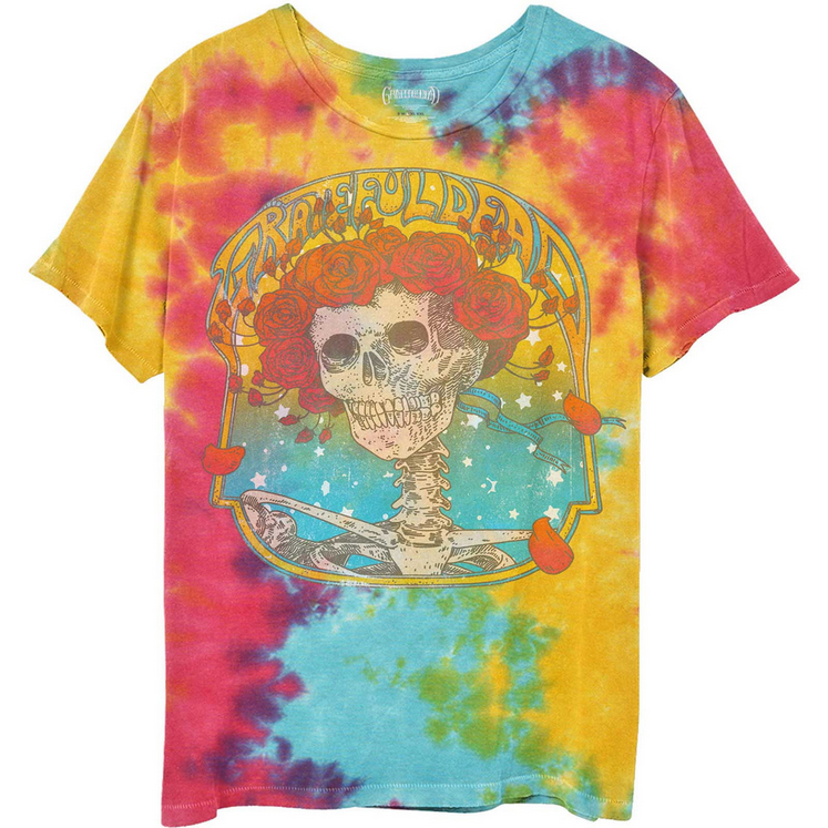 Unisex Grateful Dead Tie Dye Bertha Frame T-Shirt
