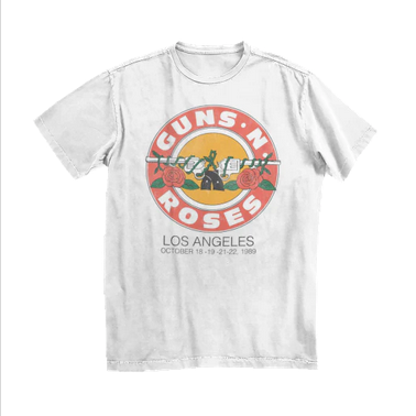 Men's Guns N' Roses LA 1989 Circle T-Shirt