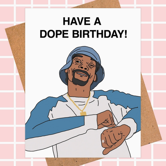 Snoop Dogg Birthday Card