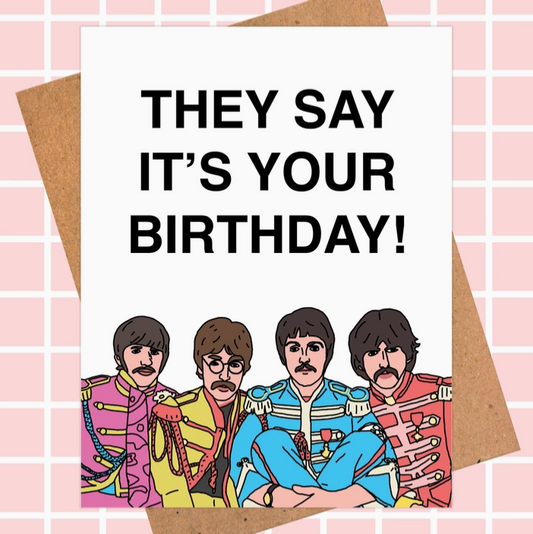 The Beatles Birthday Card