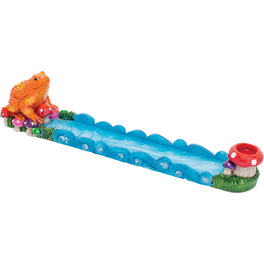 Frog Mushroom Incense Burner