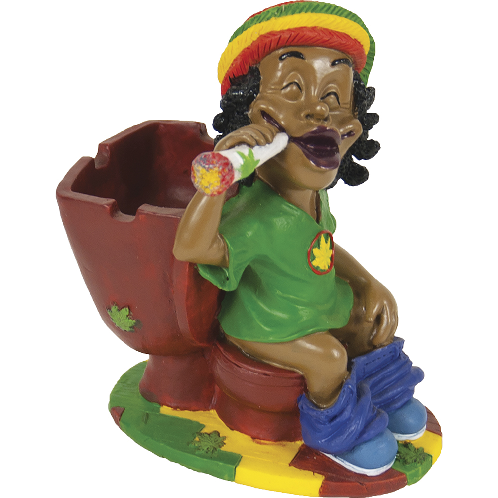 Jamaican Man Toilet Ashtray