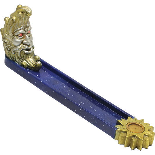 Light-Up Crescent Moon Man Incense Burner