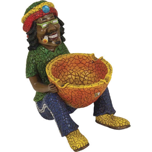 Jamaican Mosaic Man Ashtray