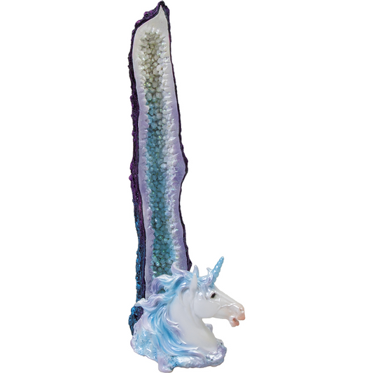 Unicorn Crystal Standing Incense Burner