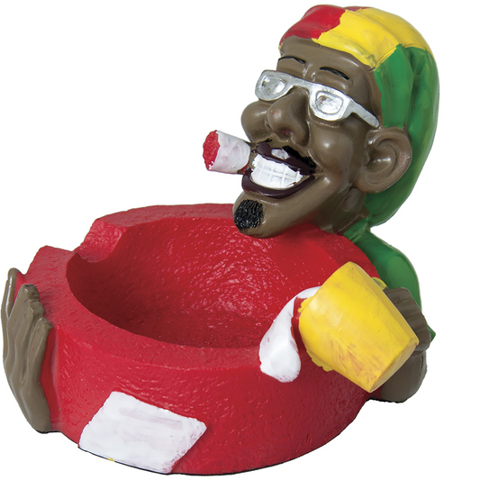 Jamaican Man Classic Smoking Ashtray