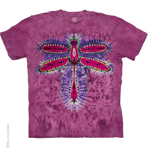 Unisex Dragonfly Tie-Dye T-Shirt