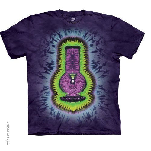 Unisex Purple Bong Tie-Dye T-Shirt