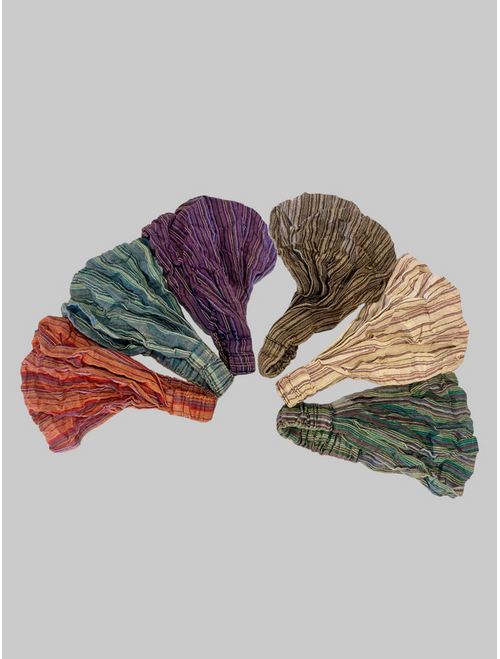 Cotton Nepali Stripe Headbands