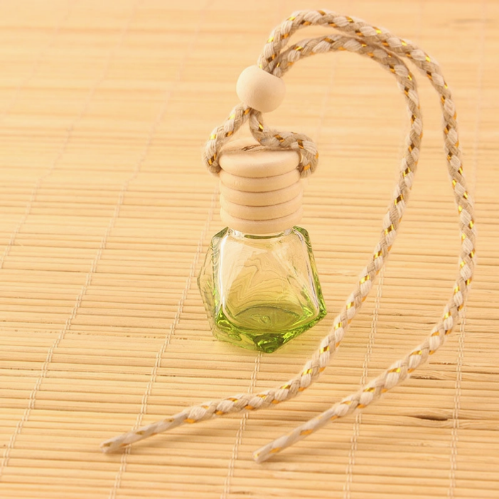 Wood-Capped Glass Wish Bottle