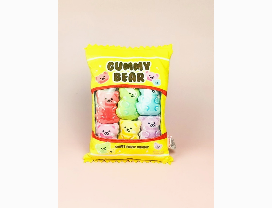 Cutie Gummy Bear Mini Plushie Nesting Set