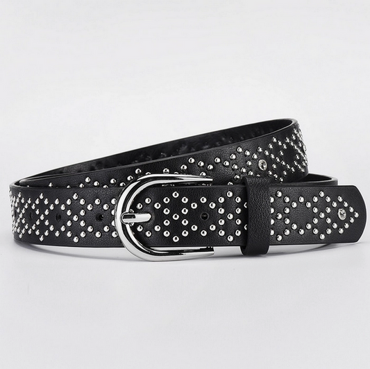 Western Style Diamond Studded Belt