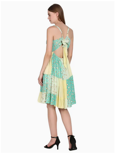 Women's Rayon Leopard Ombre Dress