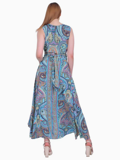 Women's Paisley Wrap Dress