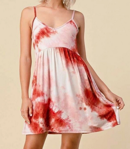 Women's Tie Dye Cami Dress