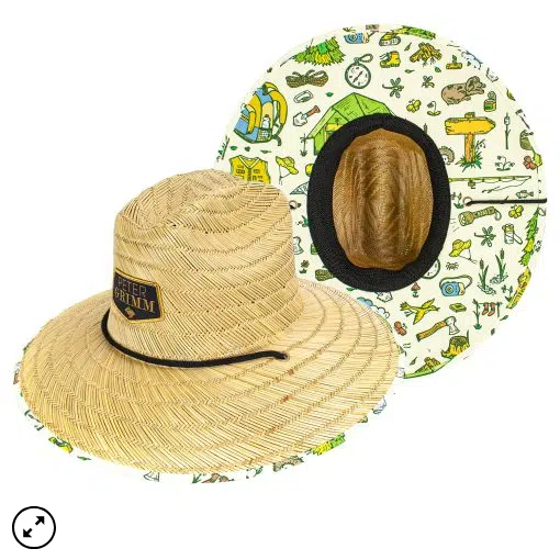 Camping Design Straw Sun Hat