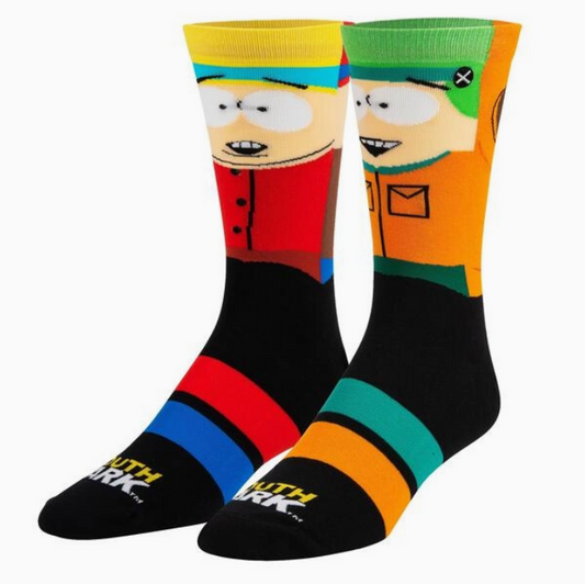 Mens South Park Gang Straight Crew Socks