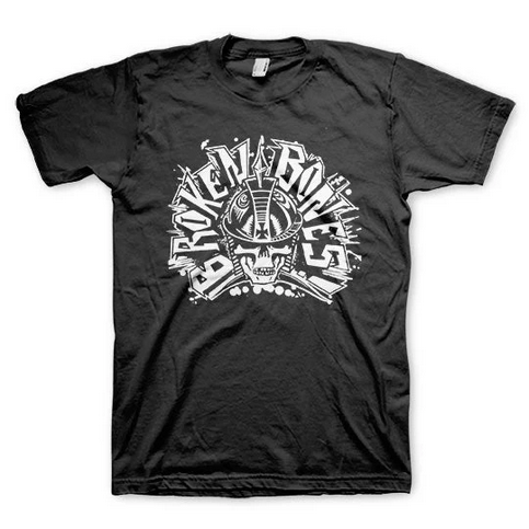 Men's Broken Bones Classic Skull Logo T-Shirt
