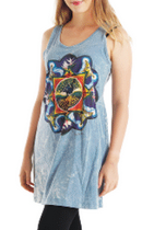 Women's Cotton Tree of Life Tank Dress