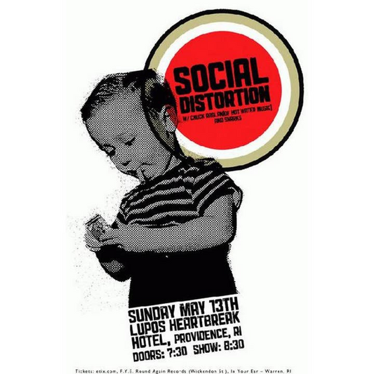 Social Distortion Providence RI Art Print