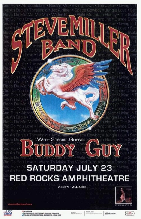 Steve Miller Band & Buddy Guy Red Rocks 2011 Art Print