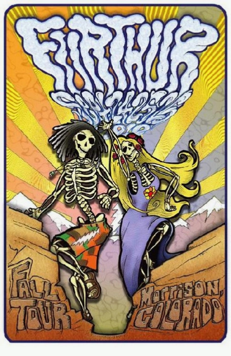 Furthur & Grateful Dead Red Rocks 2010 Art Print