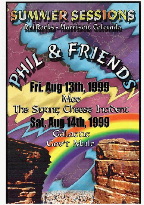 Phil Lesh & Friends 1999 Art Print