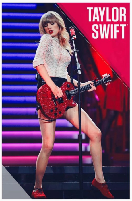 Taylor Swift Red Tour Art Print
